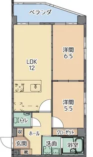 トーマス南城【4階】の間取り