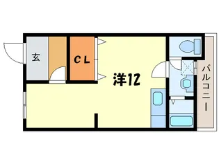 セピアコ-ト【1階】の間取り