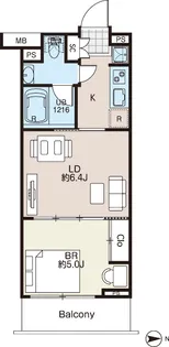 AIFLAT柿の木坂【2階】の間取り