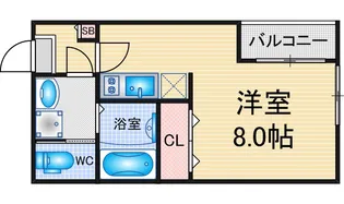 シャルム名古屋【1階】の間取り