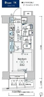 MAXIV横浜吉野町TRE【9階】の間取り