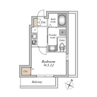 ザ フォレスト明大前【3階】の間取り