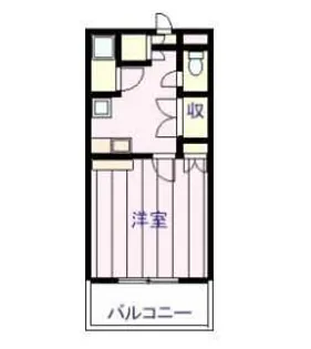 アイビス小絹【2階】の間取り