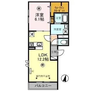 ア レーズ【2階】の間取り