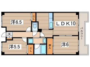 ファミールセヤ【4階】の間取り
