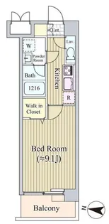 ALIVIO西麻布【6階】の間取り