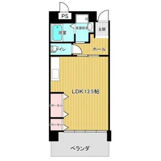 Rista Kushibe【8階】の間取り