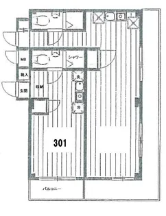 ハウザス小日向【3階】の間取り