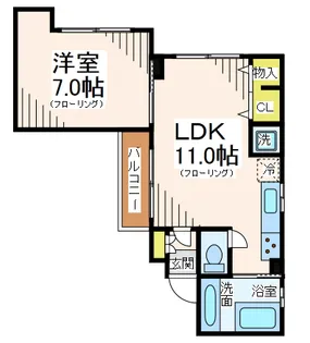 山本ビル【2階】の間取り