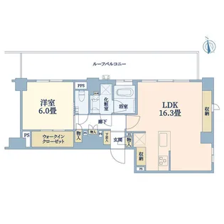 ピアース尾山台レジデンス【4階】の間取り