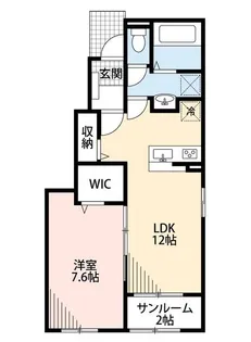 レジデンス千曲 A【1階】の間取り