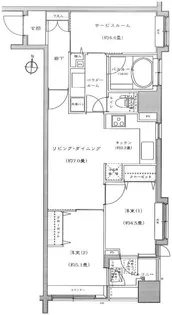エルエー.ロゴス両国【7階】の間取り