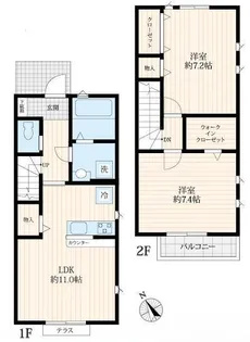 ソレイユ【1階】の間取り