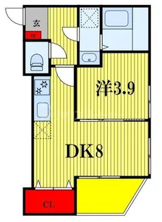 CONNECT PARK HILLS千葉中央【3階】の間取り