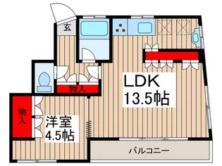 京葉マンション【6階】の間取り
