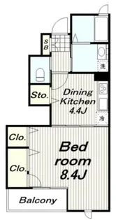 リヴェール【1階】の間取り