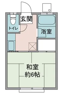 白金荘E棟【1階】の間取り