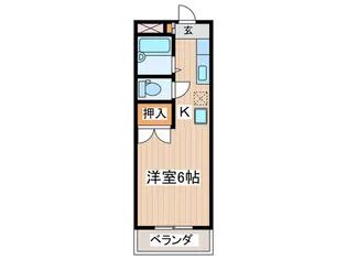 サンリ-ブ殿ヶ谷【4階】の間取り