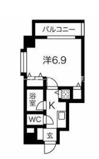 REV CLOSE【4階】の間取り