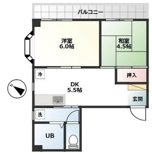 パル・イースト【2階】の間取り