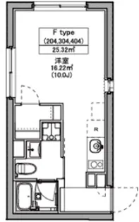 ASTILE世田谷松原【4階】の間取り