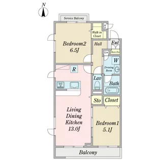 Alouette I【3階】の間取り