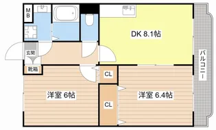 Y.M.Terauchi【3階】の間取り