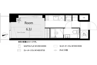 プラザ麻布【5階】の間取り