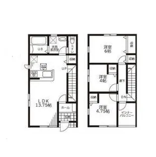 リーブルファイン江吉良1号棟の間取り