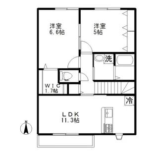 PRINCE SQUARE EAST【2階】の間取り