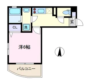 新ワカキビル【1階】の間取り