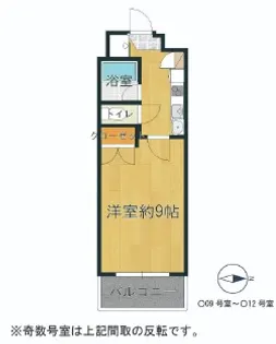 スカラコート麻布十番【3階】の間取り