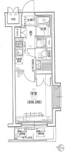 エクセリア二子多摩川II【2階】の間取り
