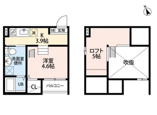 Fiore(フィオレ)【2階】の間取り