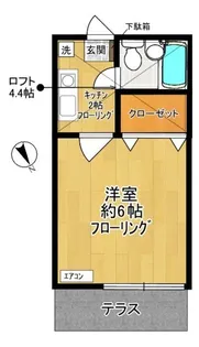 ペアハイムX【2階】の間取り