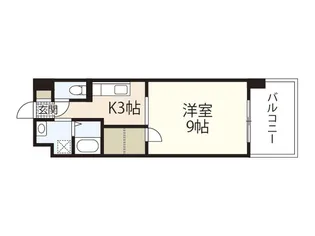 ロアール南竹屋【7階】の間取り