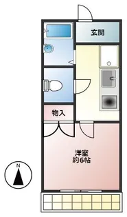 小杉フラワーハイツ【3階】の間取り