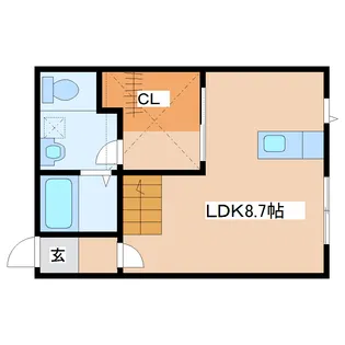 ラ・コッリーナ青葉【2階】の間取り