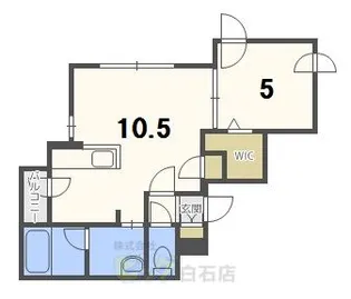 Salvatore Nango(サルバトーレ南郷)【4階】の間取り