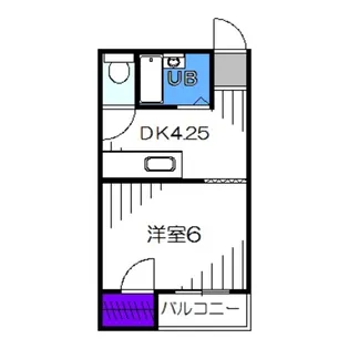 ロイヤルコート8番館【6階】の間取り