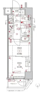 クレイシアIDZ王子フォレストヒルズ【5階】の間取り