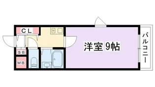 三和ハイツ【4階】の間取り