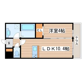 Colina Blanca【3階】の間取り