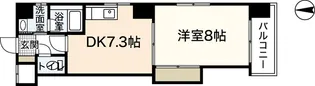 ビバーチェ平野町【4階】の間取り