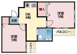 ミングル星ヶ丘1番館【3階】の間取り