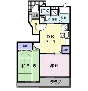 L・シャルマン B【1階】の間取り
