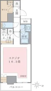 Brillia ist 東雲キャナルコート【2階】の間取り