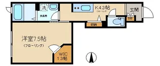 PureMaison南阿佐ヶ谷(ピュアメゾンミナミアサガヤ)【1階】の間取り