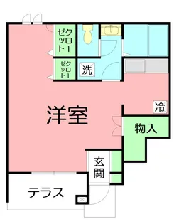 Adomani S(アドマーニ エス)【1階】の間取り