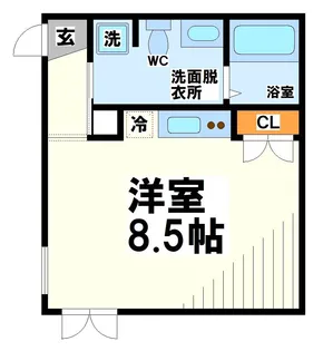 パストラル狛江【1階】の間取り